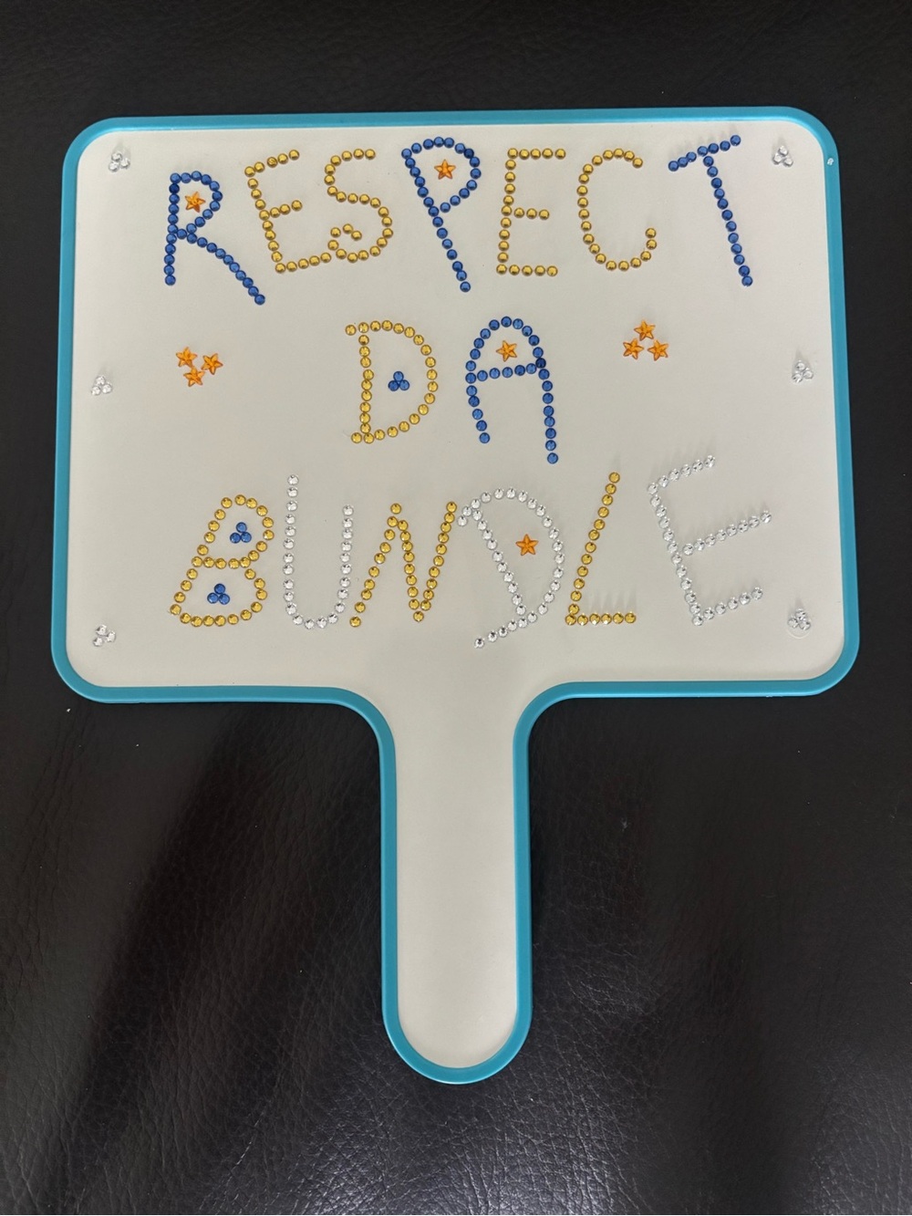 Hand Crafted Double Sided Customized Respect Da Request/Bundle Sign